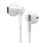 Écouteurs blancs gros casque
