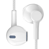 Écouteurs blancs gros casque