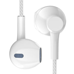 Écouteurs blancs gros casque